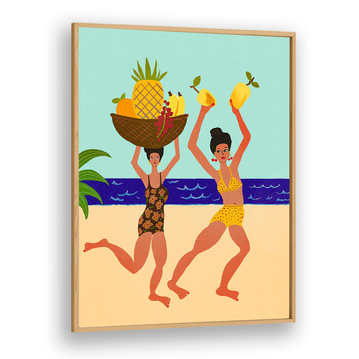 SUMMER TROPICAL FUN TIME , PORTRAITS & FIGURATIVE ILLUSTRATIONS