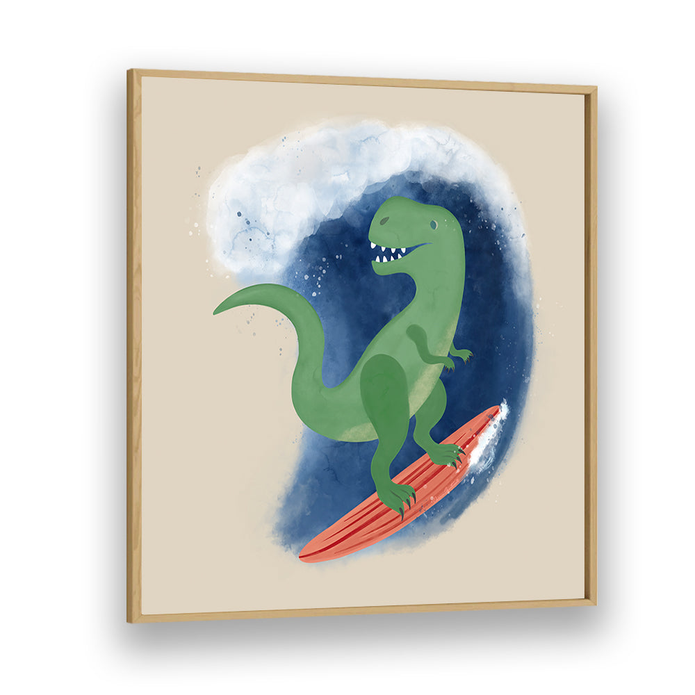 T-REX SURFING WAVE