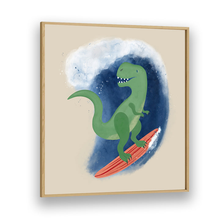 T-REX SURFING WAVE