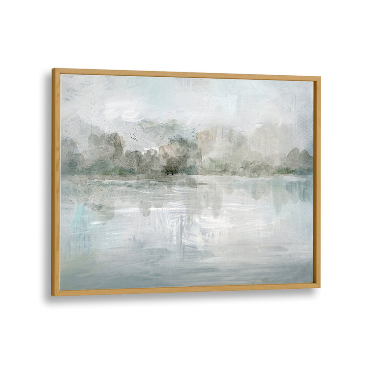 Serene artwork featuring a misty lake, perfect for tranquility in your space. Shop TRANQUIL MISTY LAKE, LANDSCAPE PAINTINGS.