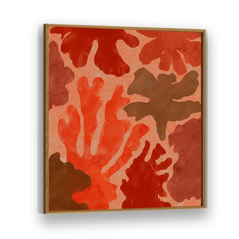 Bold hues and organic shapes define TEXTURES OF TERRA VI, ABSTRACT PAINTINGS, enhancing any sophisticated space.