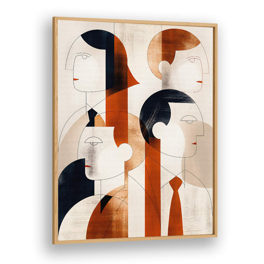 THE GEOMETRY OF US , PORTRAITS & FIGURATIVE ILLUSTRATIONS