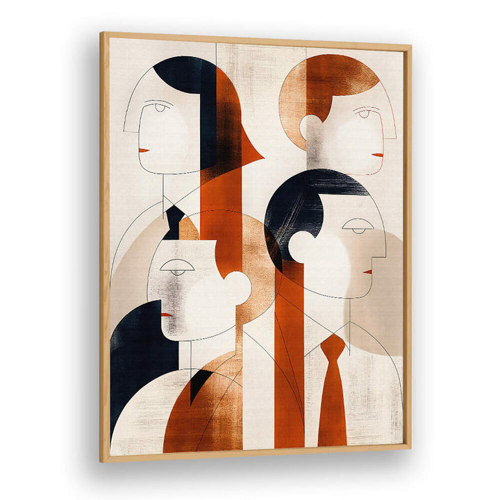 THE GEOMETRY OF US , PORTRAITS & FIGURATIVE ILLUSTRATIONS