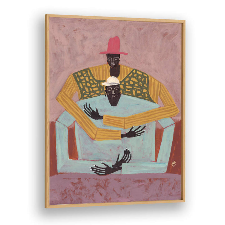 THE HUG , PORTRAITS & FIGURATIVE ILLUSTRATIONS