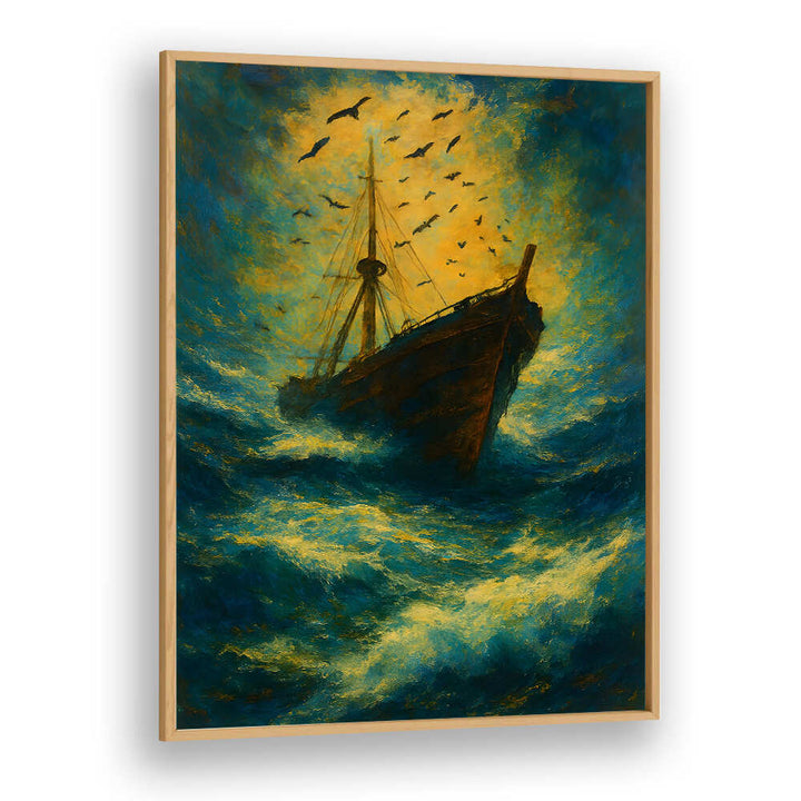 THE LAST DESCENT , EXPRESSIONISM PAINTINGS