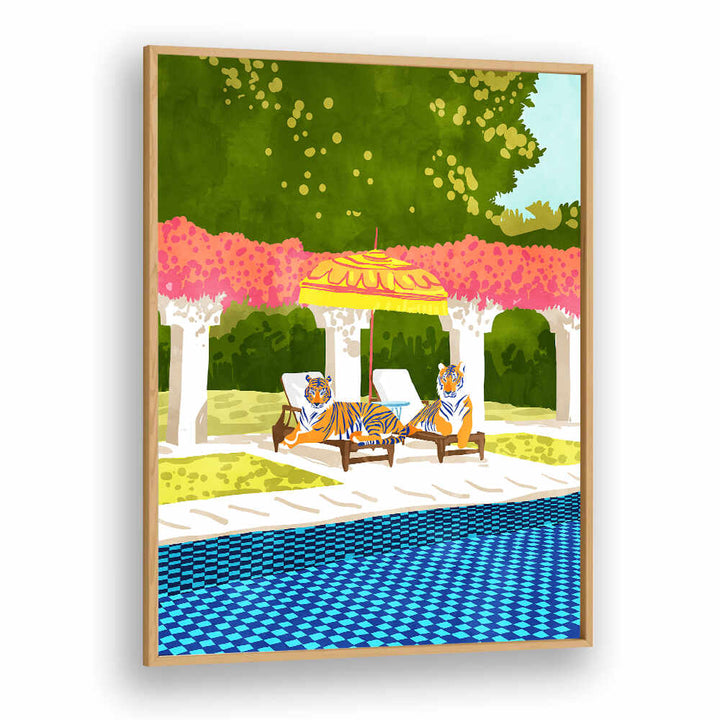 TIGER VACAY , ANIMAL PAINTINGS