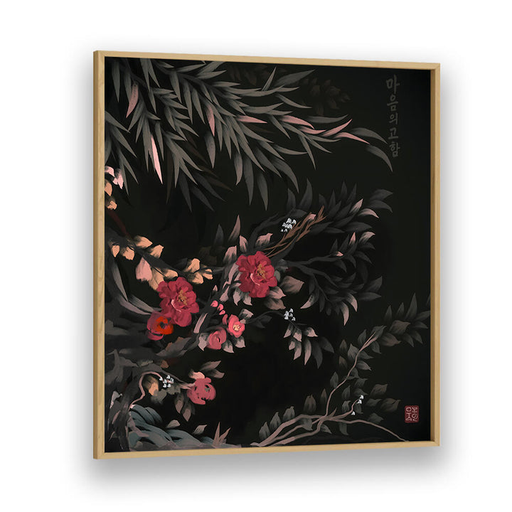TRANQUILITY OF THE MIND , FLORAL FLOWER PAINTINGS