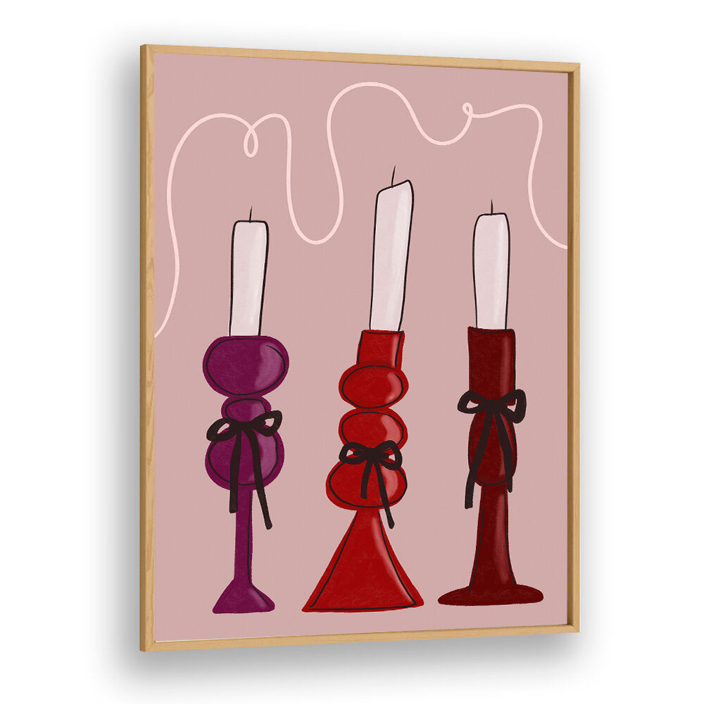 TRIO OF CANDLE , FASHION POSTERS