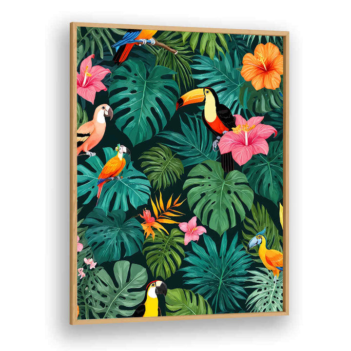 TROPICAL PARADISE , ANIMAL PAINTINGS