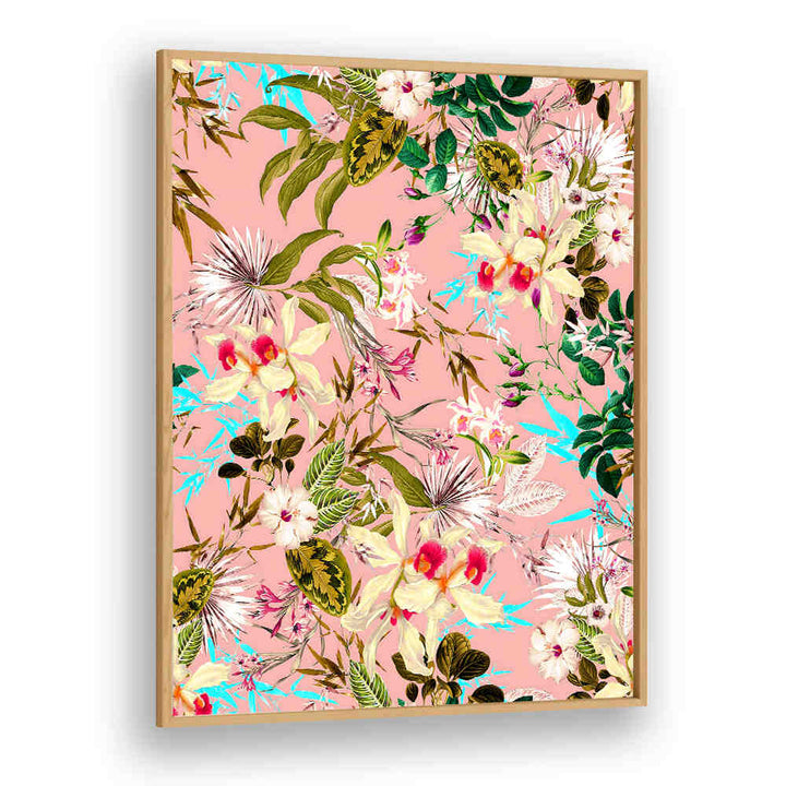 TROPICAL PINK ORCHIDS , FLORAL FLOWER PAINTINGS