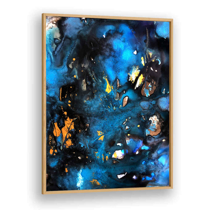 TURQUOISE GALAXY , ABSTRACT PAINTINGS