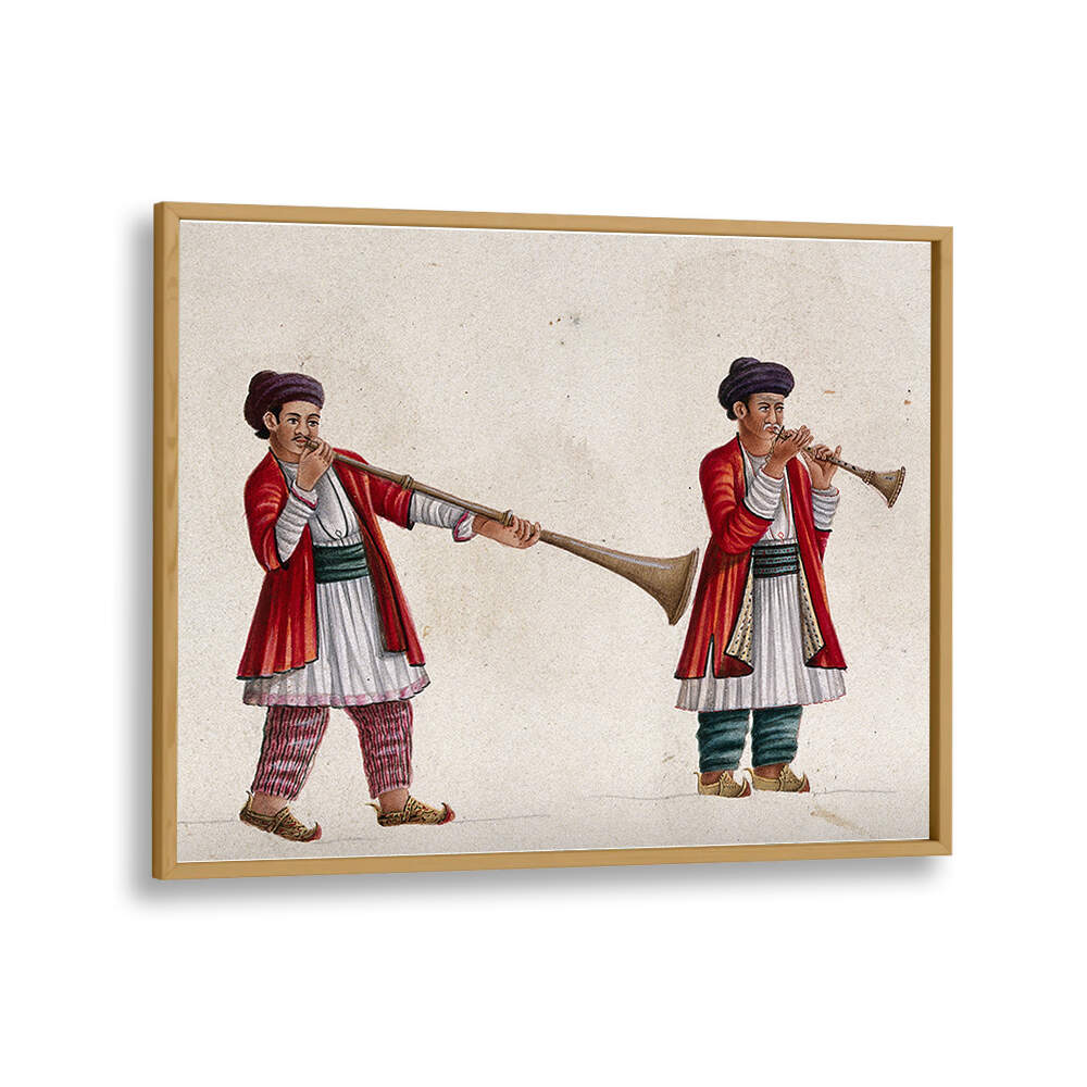 TWO MUSICIANS PLAYING THE SHEHNAI