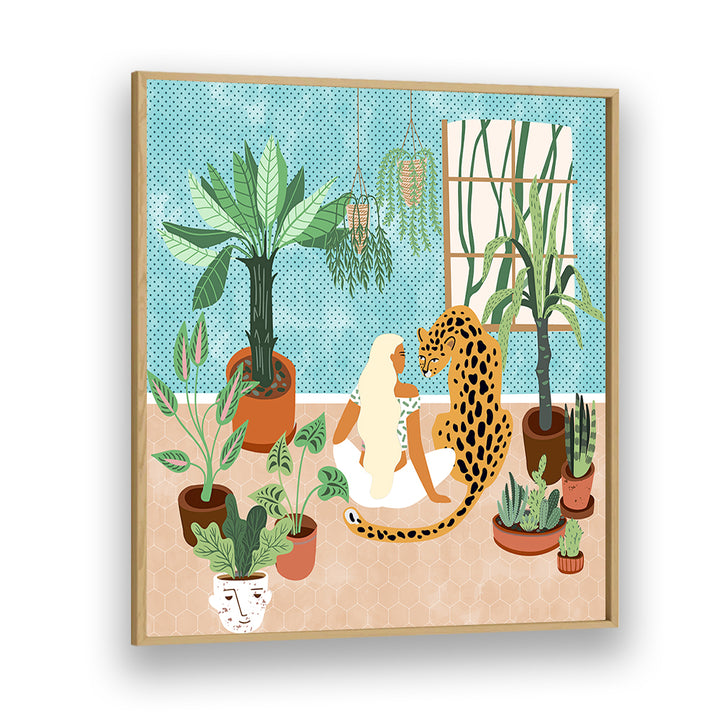 URBAN JUNGLE , BOHO ART PAINTINGS