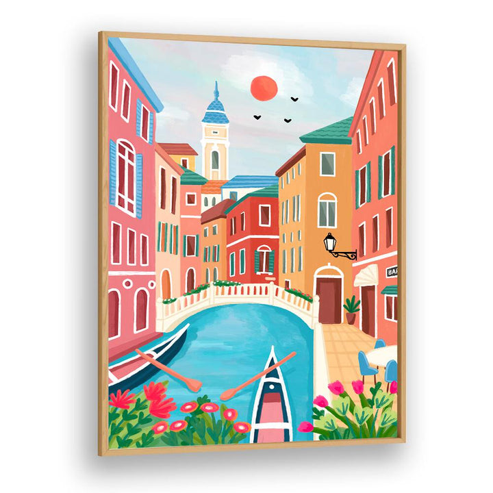 VENICE CANAL SUNRISE STROLL , TRAVEL POSTERS
