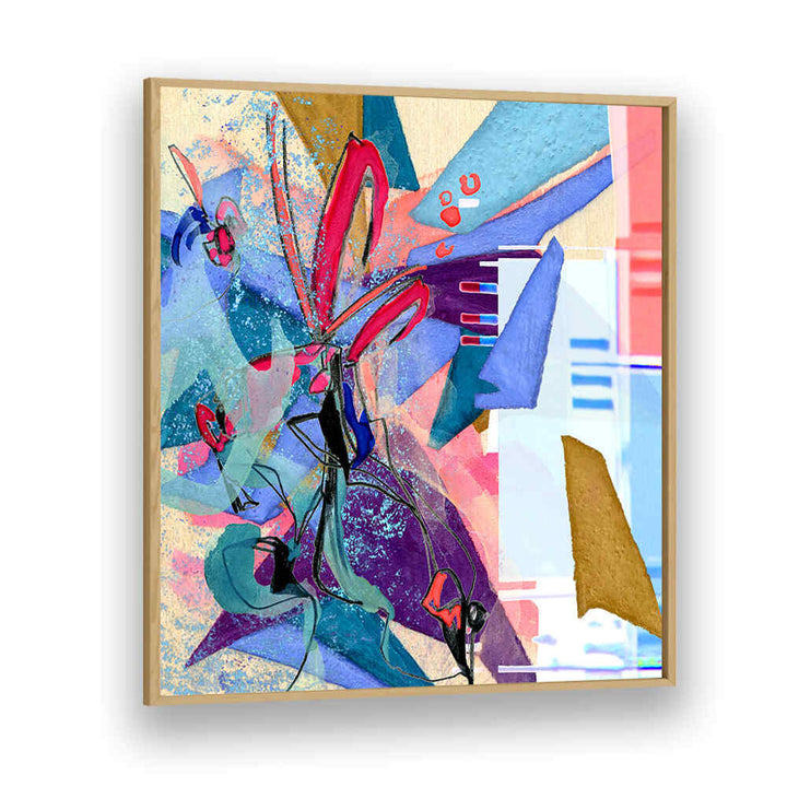VIBRANT COLORS AND GEOMETRIC SHAPES , ORGANIC FORMS