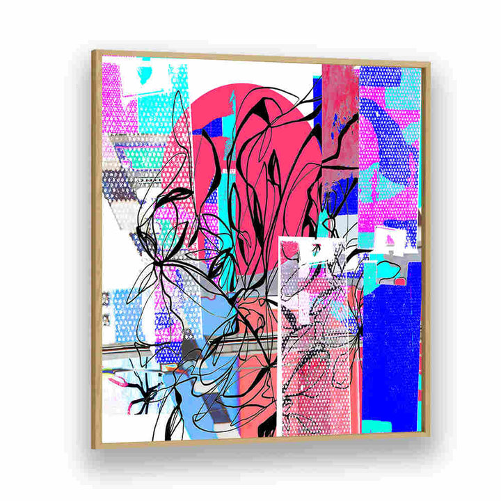 VIBRANT COLORS WITH FLORAL PATTERNS , ORGANIC FORMS