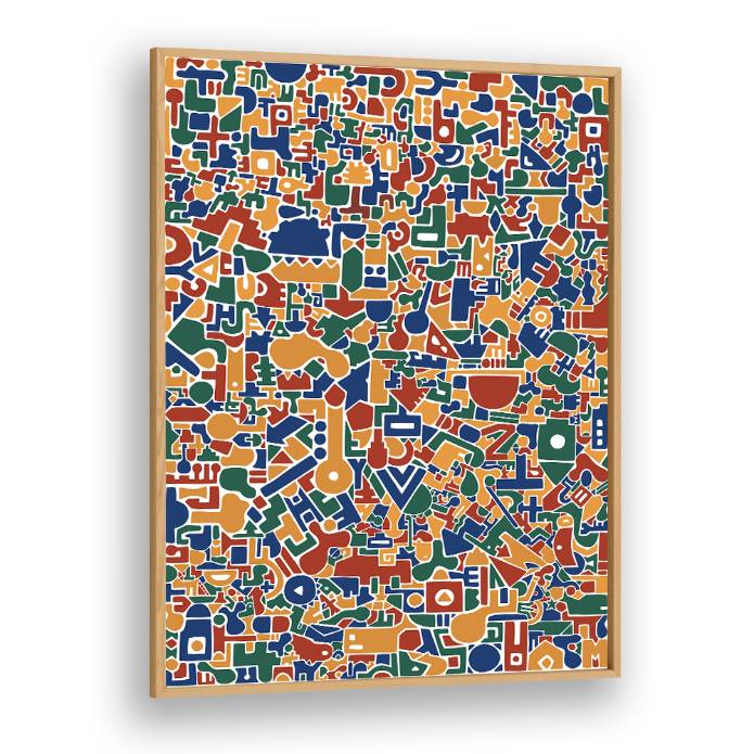 VIBRANT GEOMETRIC PUZZLE