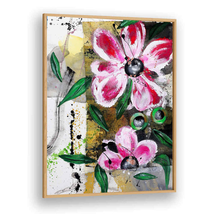 VIBRANT PETAL DANCE , FLORAL FLOWER PAINTINGS