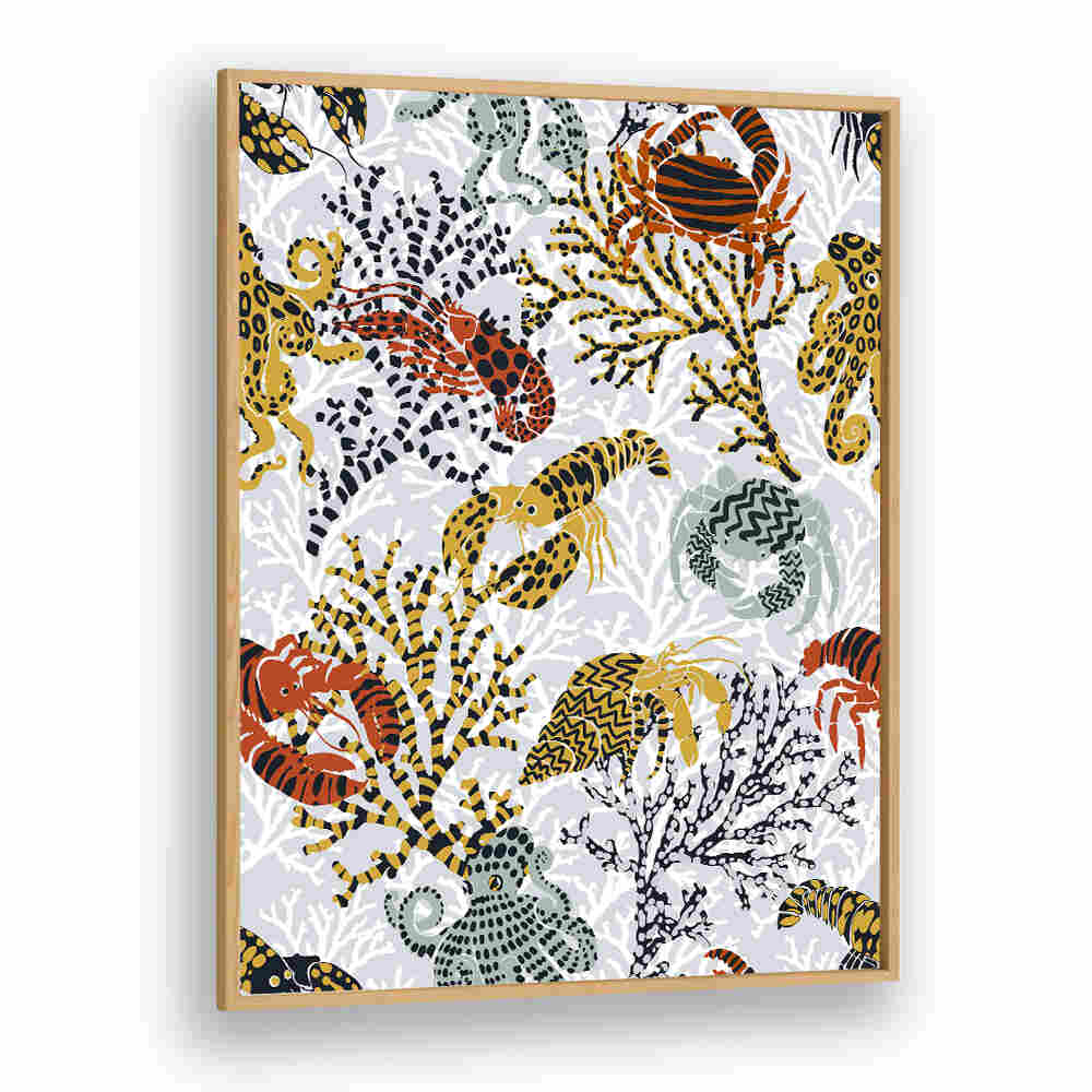 VIBRANT CORAL REEF, BEACH PAINTINGS showcase colorful marine life and coral, perfect for your coastal decor.
