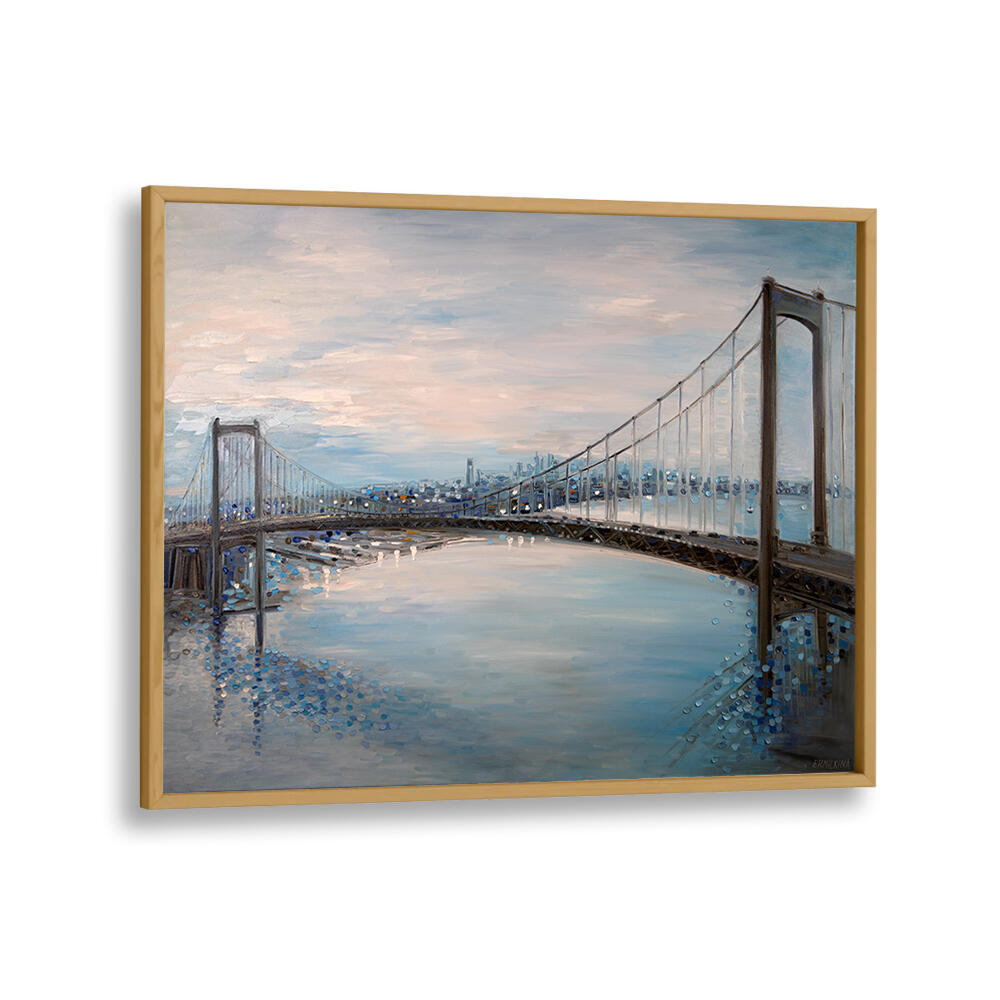 WALT WHITMAN BRIDGE , MODERN IMPRESSIONISM PAINTINGS