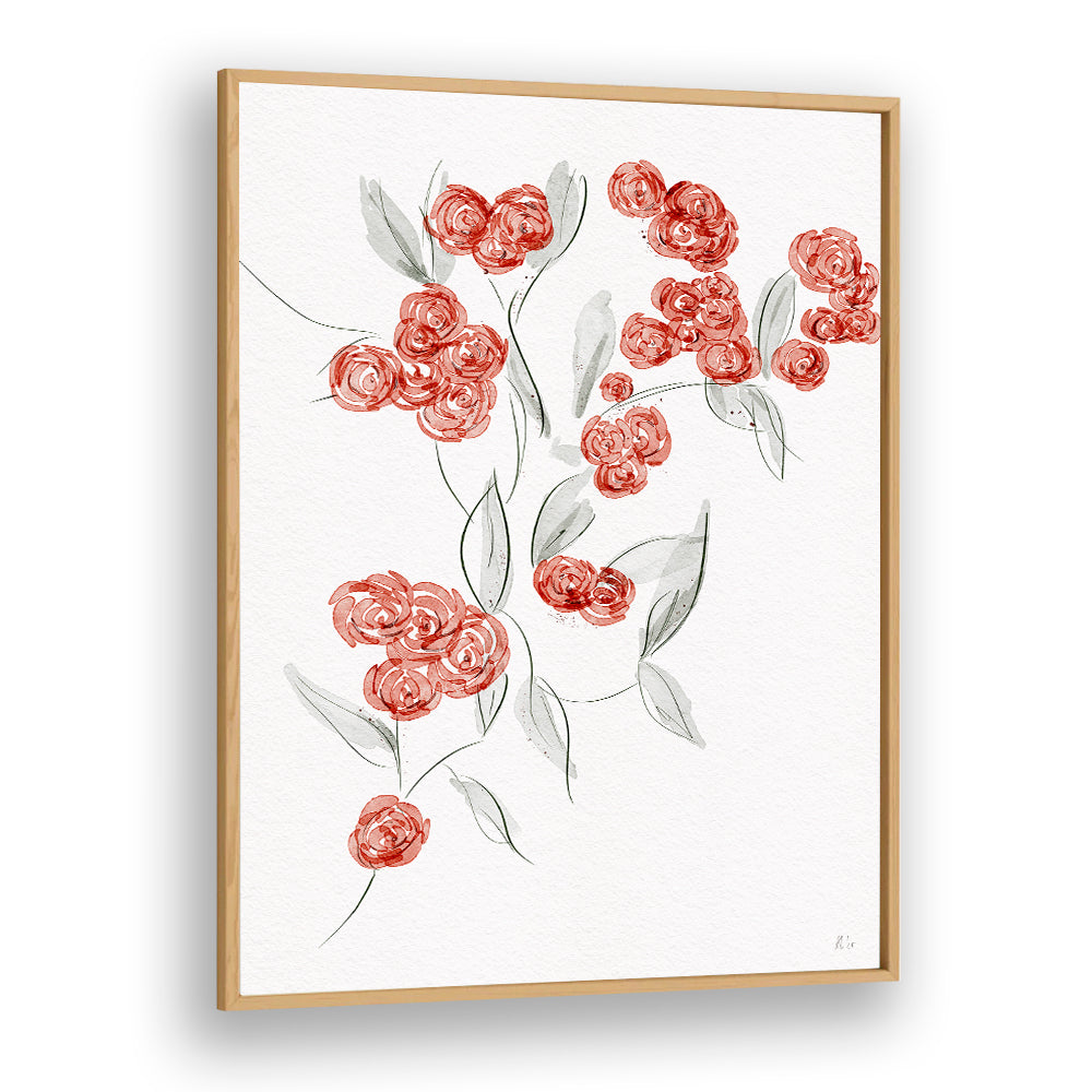 WATERCOLOR RED FLOWERS