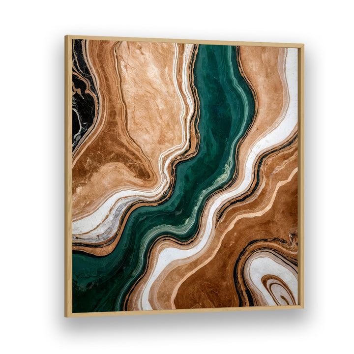 Stunning WAVY PATTERNS IN EARTH, ABSTRACT PAINTINGS blend art and nature, perfect for elegant home décor.