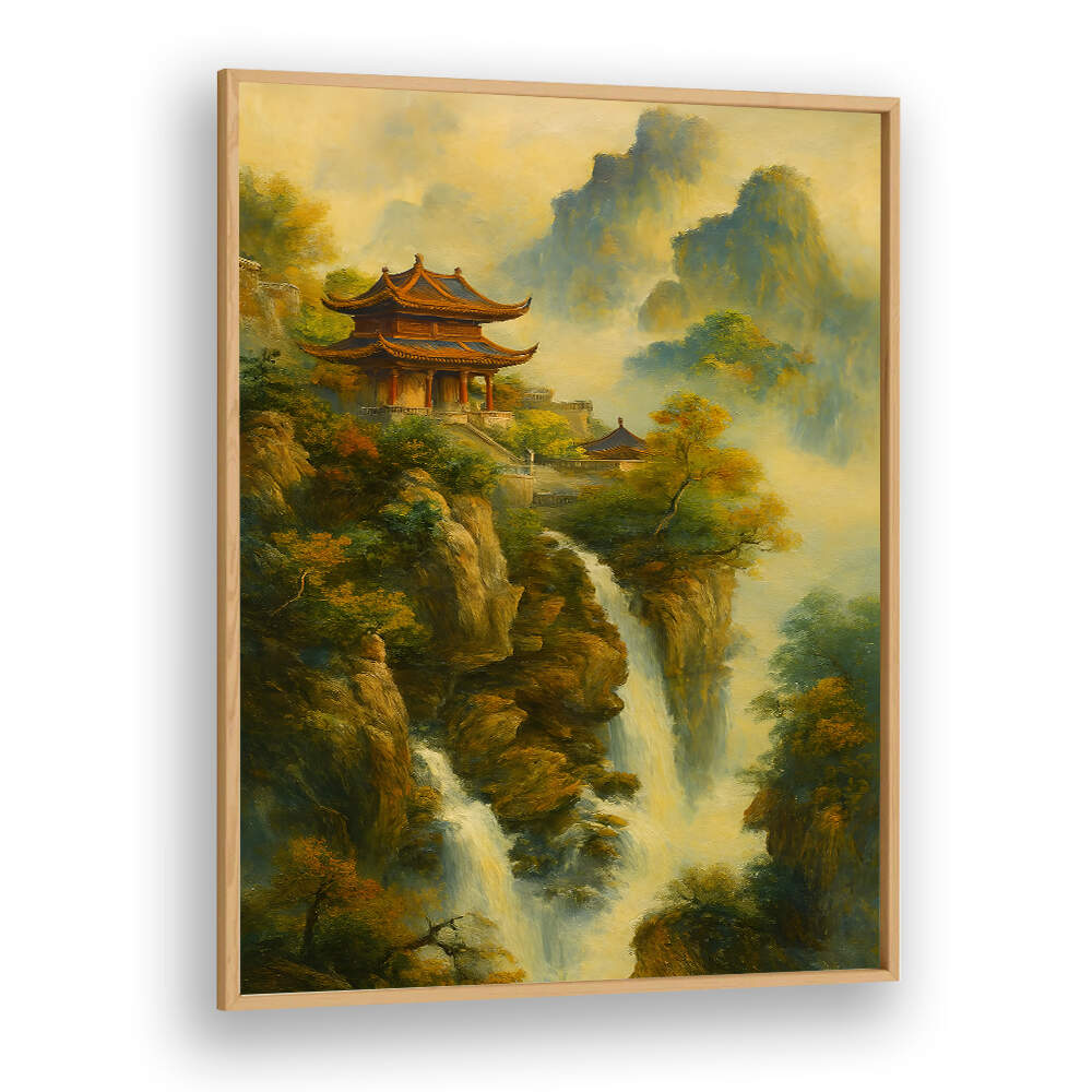 WHISPERS OF THE SACRED PEAK , EXPRESSIONISM PAINTINGS