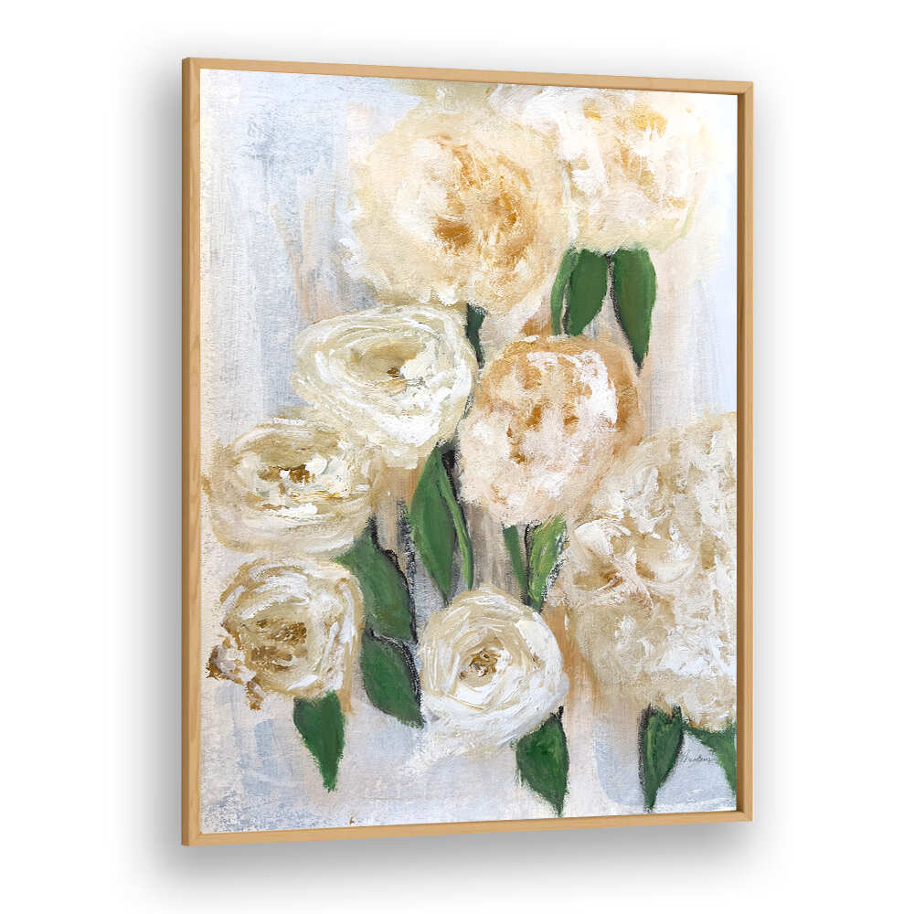 WHITE WHISPER , FLORAL FLOWER PAINTINGS