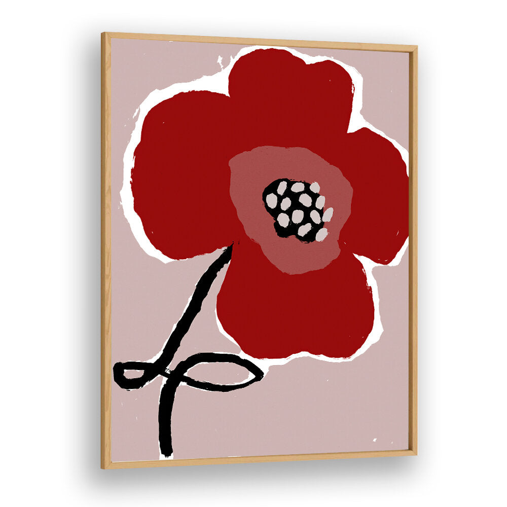 WILD POPPY , FLORAL FLOWER PAINTINGS