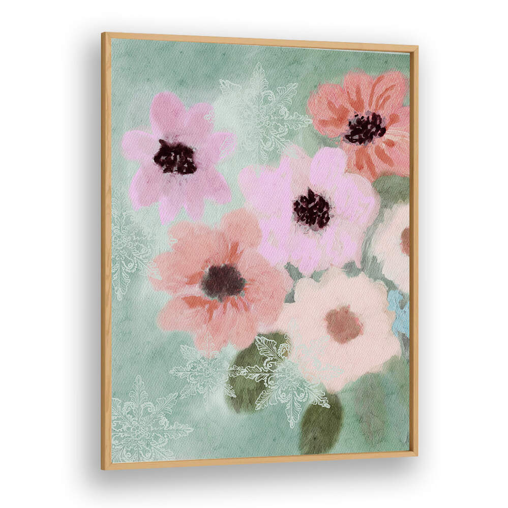 WINTER BLOSSOMS , FLORAL FLOWER PAINTINGS