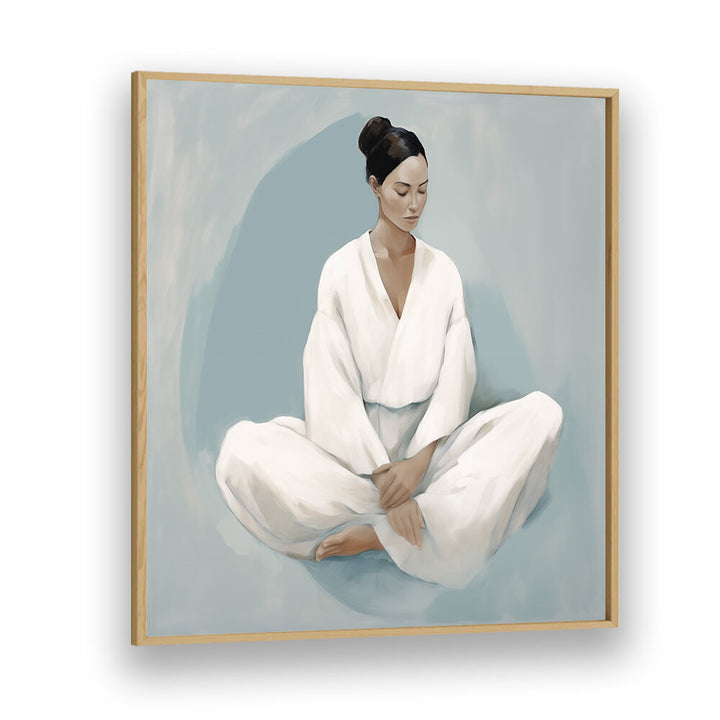 WOMAN IN MEDITATION , HEALTH & WELNESS