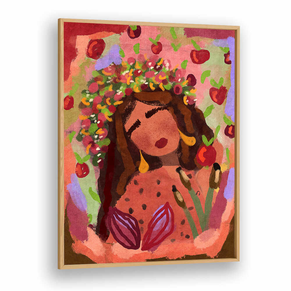 WOMAN AND APPLES