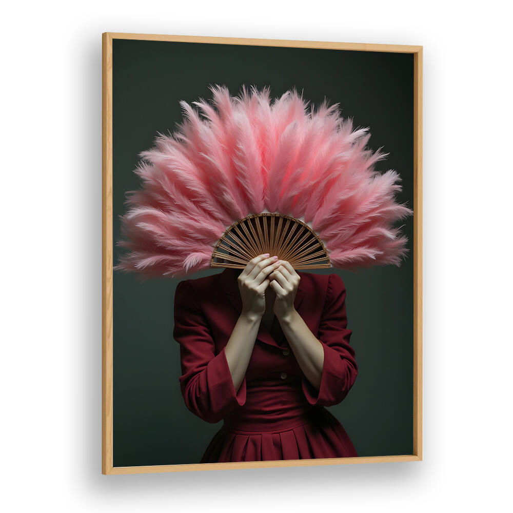 WOMAN WITH FEATHERS