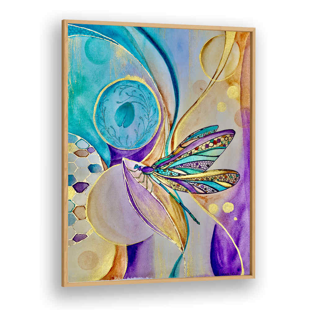 Vibrant ZEN DRAGONFLY, KIDS ROOM PAINTINGS bring adventure and creativity to your child's space with a whimsical design.