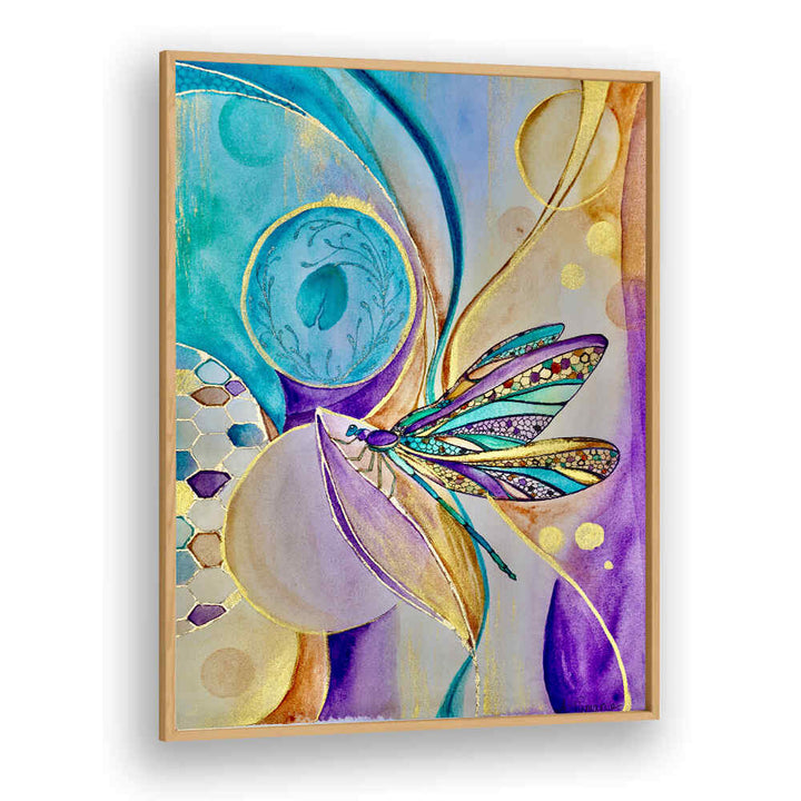 Vibrant ZEN DRAGONFLY, KIDS ROOM PAINTINGS bring adventure and creativity to your child's space with a whimsical design.