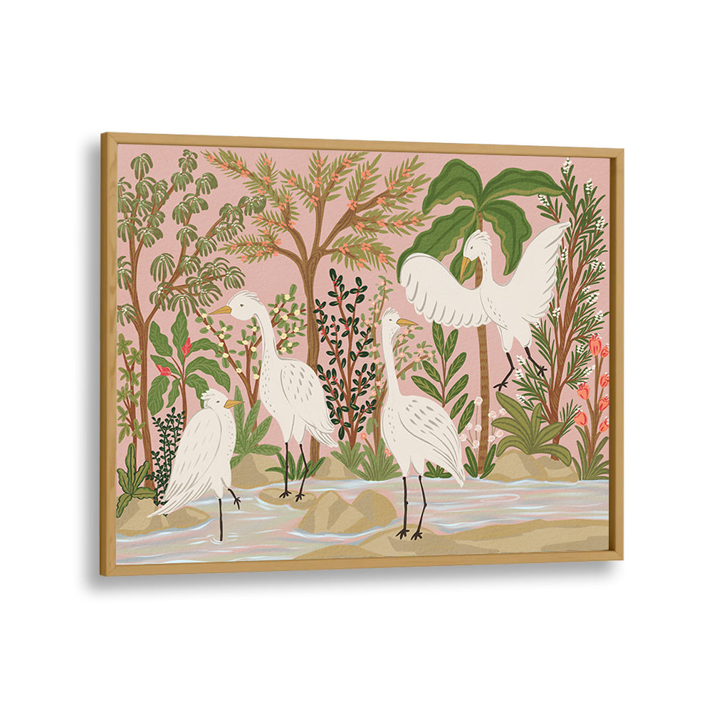 PEACEFUL JUNGLE EGRETS