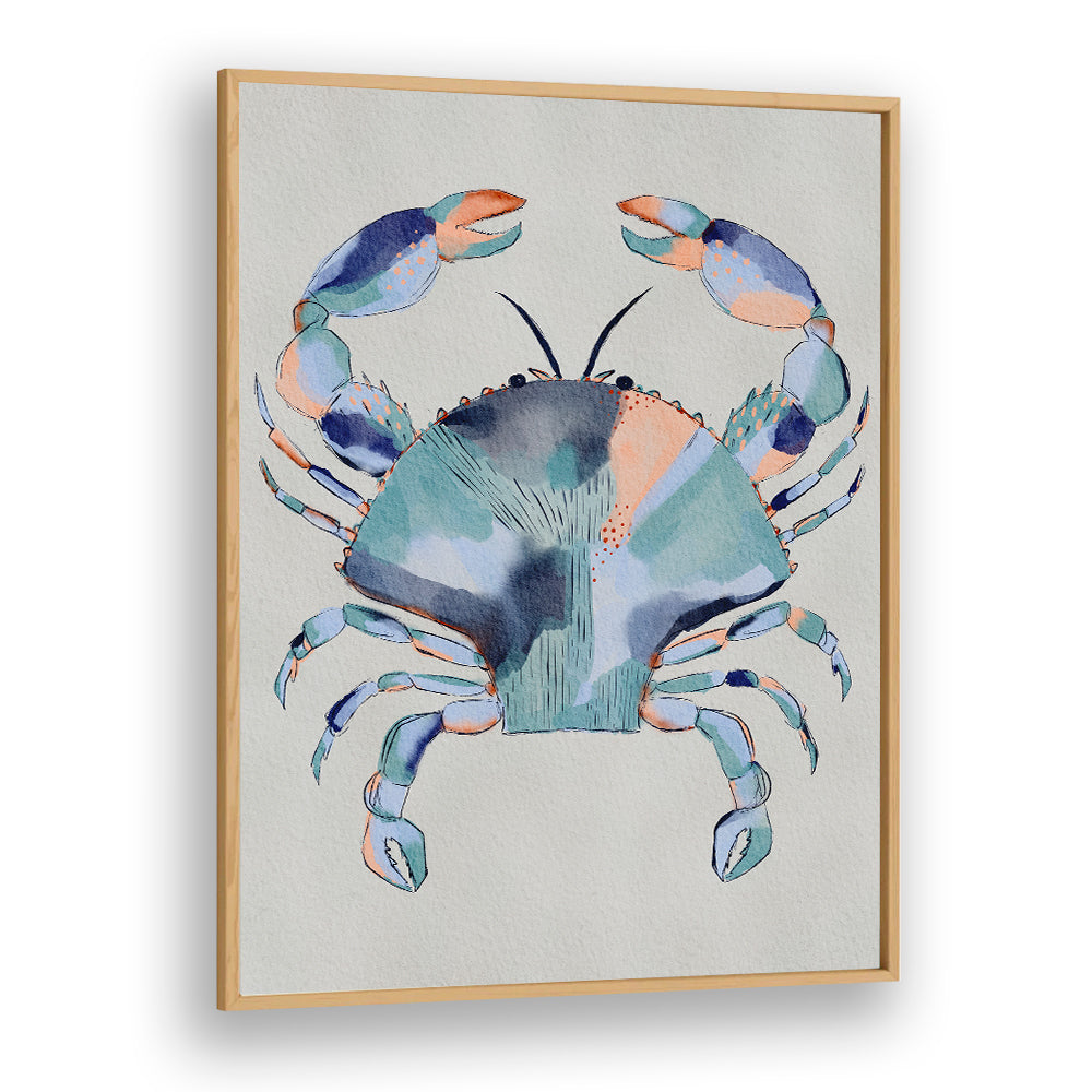 COASTAL BLUE CRAB PAINTING