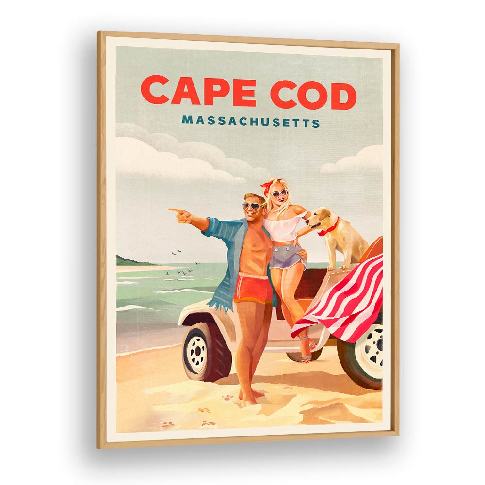 CAPE COD MASSACHUSETTS SUMMER BEACH ART BY THE WHISKEY GINGER , TRAVEL POSTERS