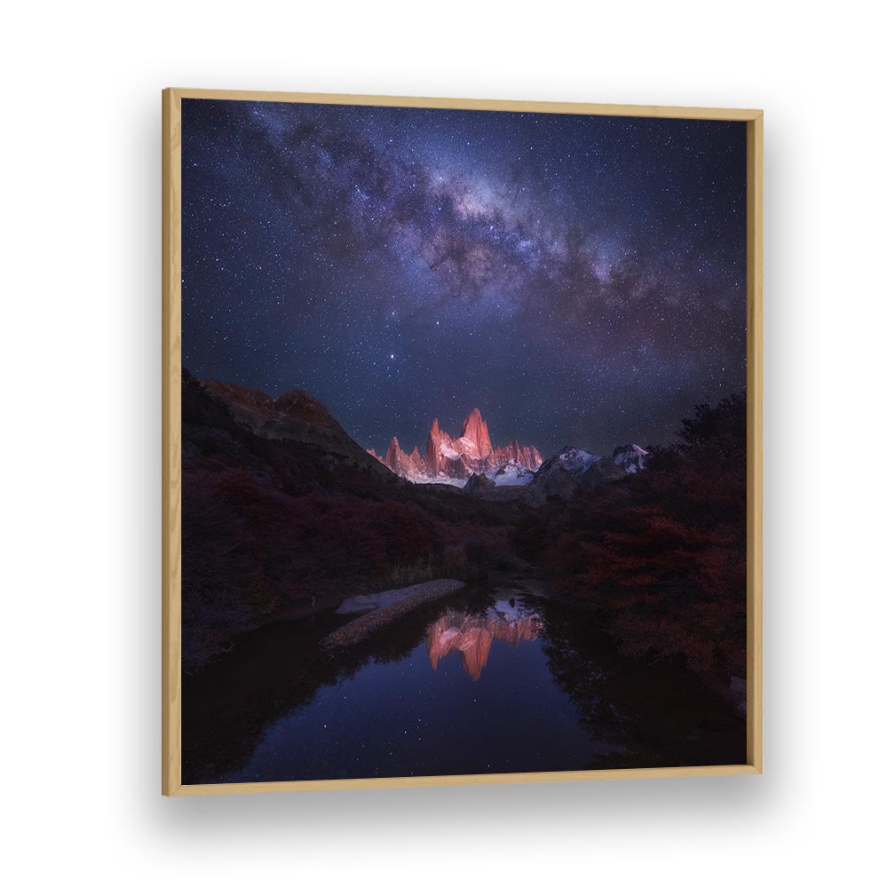 PATAGONIA AUTUMN NIGHT , LANDSCAPE PHOTO PRINTS