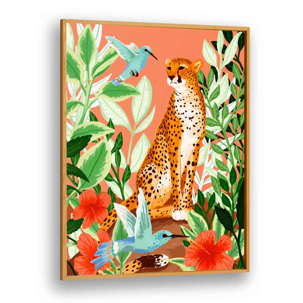 TROPIC CHEETAH BY GOED BLAUW, KIDS ROOM ART