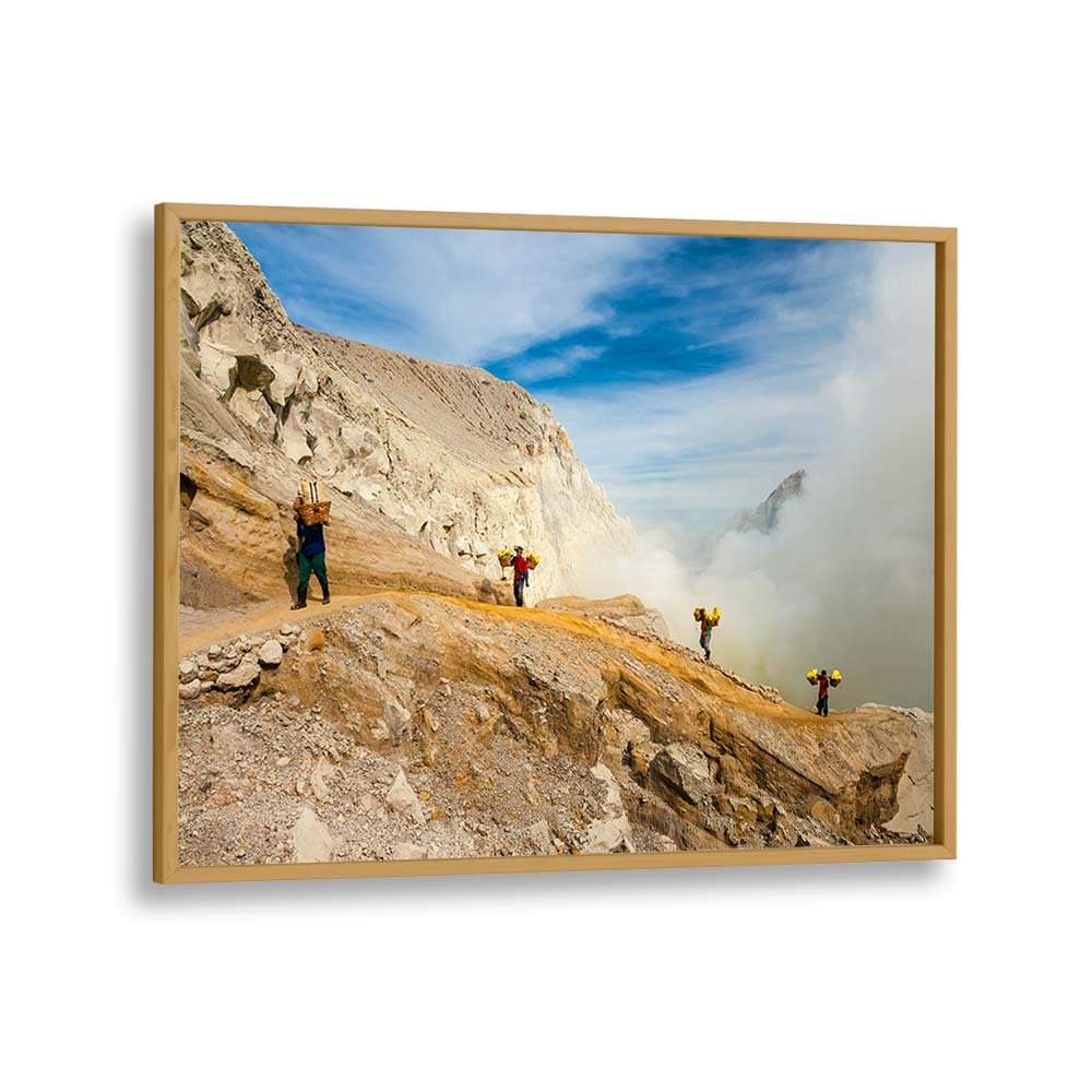 LES FORASATS DU SOUFRE (SULFUR CONVICTS) BY MARC PELISSIER , LANDSCAPE PHOTO PRINTS