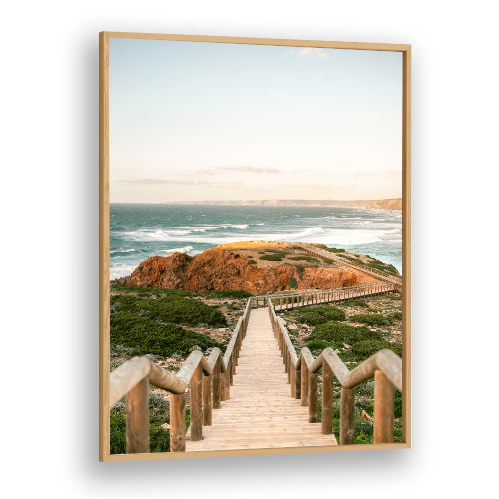 WALKWAY INTO THE ALGARVE BY RAISA ZWART , LANDSCAPE PHOTO PRINTS