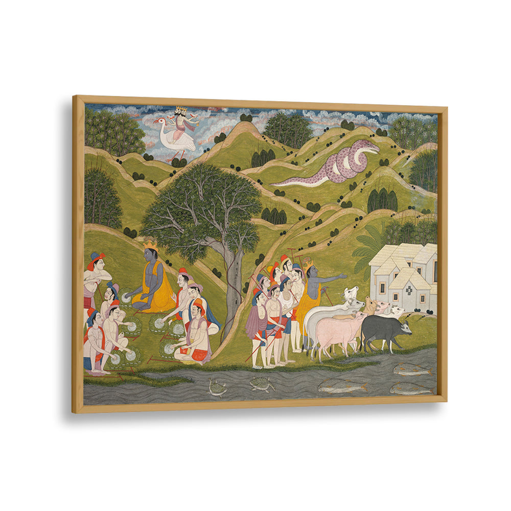 KALIYA , INDIAN ART PAINTINGS