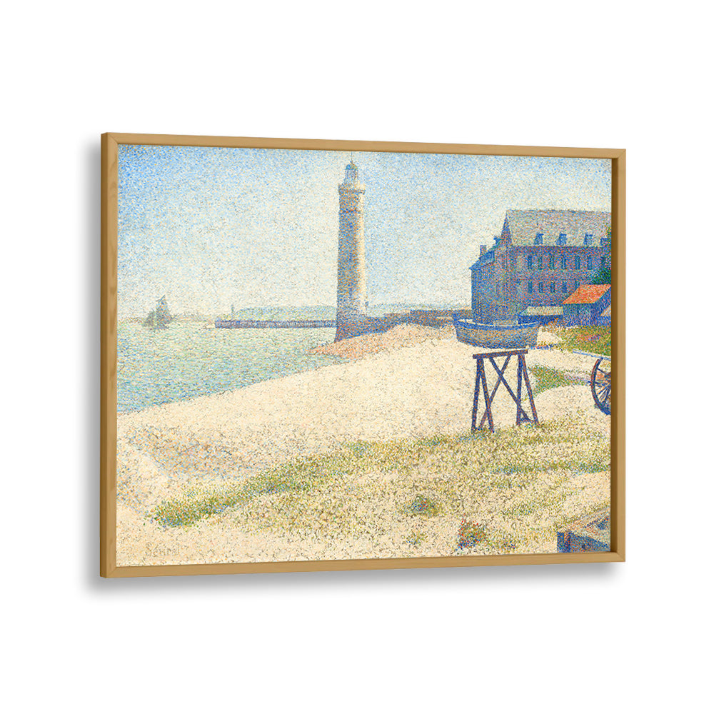 THE LIGHTHOUSE AT HONFLEUR II (1886)  , VINTAGE PAINTINGS