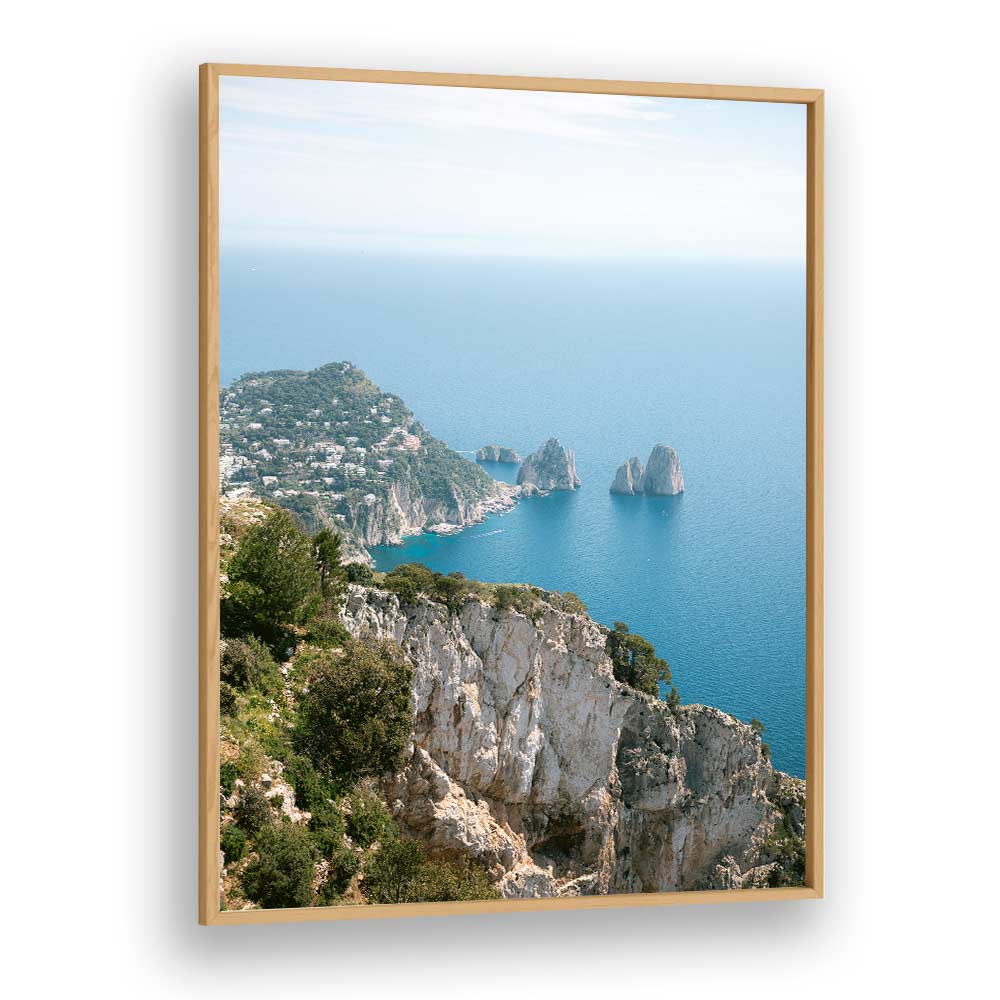 COAST OF CAPRI ITALY BY RAISA ZWART , LANDSCAPE PHOTO PRINTS