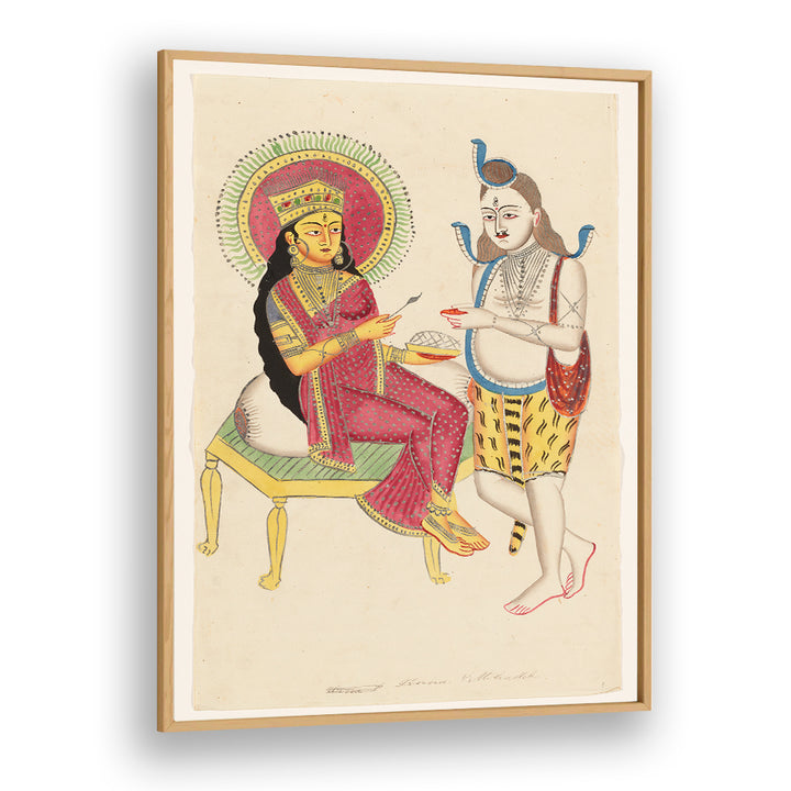 ARDHANARI , INDIAN ART PAINTINGS