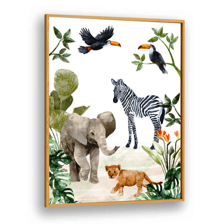 JUNGLE BABIES BY GOED BLAUW, KIDS ART PRINTS