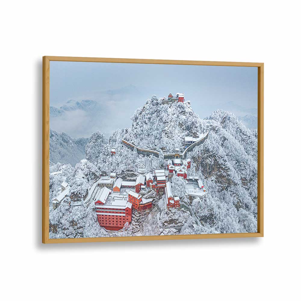 WUDANG MOUNTAIN AFTER SNOW BY SIMOON , LANDSCAPE PHOTO PRINTS