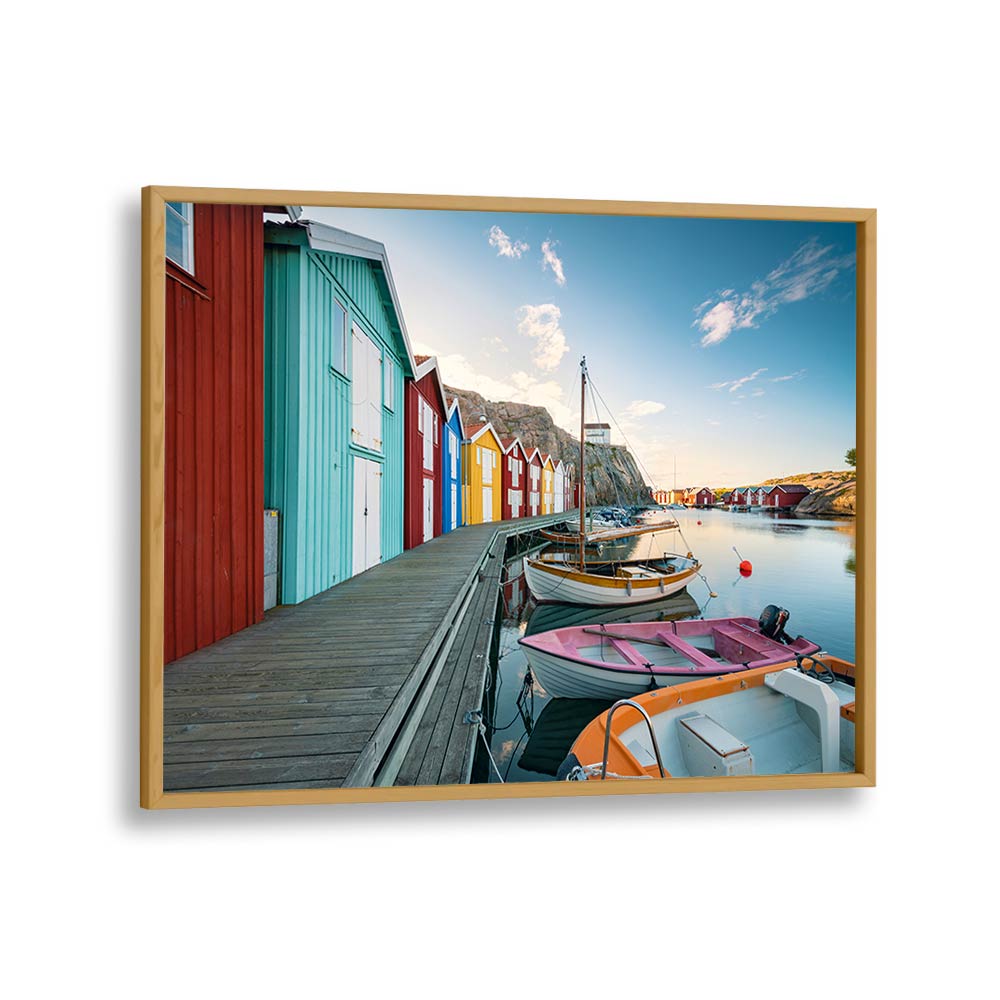 COLORED HARBOUR BY STEFAN HEFELE , LANDSCAPE PHOTO PRINTS