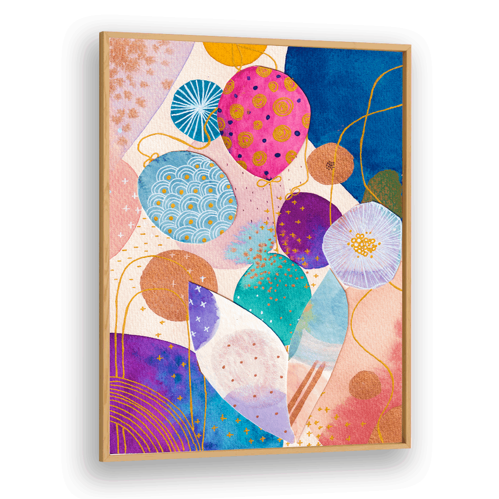 BALLOONS FOR NINO , ABSTRACT PAINTINGS